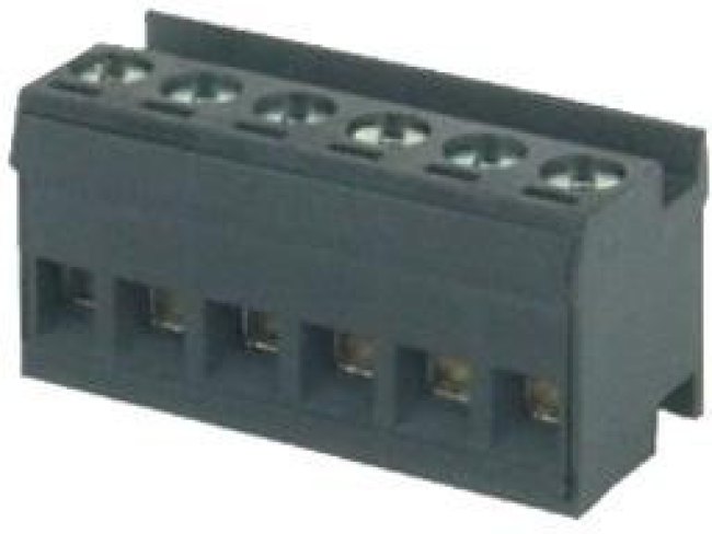 EO0601000000G, TERMINAL BLOCK, PLUGGABLE, 6POS, 12AWG