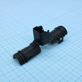 1011-255-0205, Держатель провода; DT; "мама"; PIN: 2; прямой; Совместим с: DT06-2S