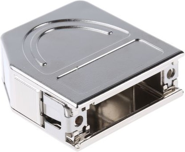 104150M001, 104 Series ABS D Sub Backshell, 15 Way 104150M001, 104 Series ABS D Sub Backshell, 15 Way