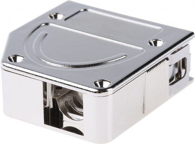 104150M001, 104 Series ABS D Sub Backshell, 15 Way 104150M001, 104 Series ABS D Sub Backshell, 15 Way