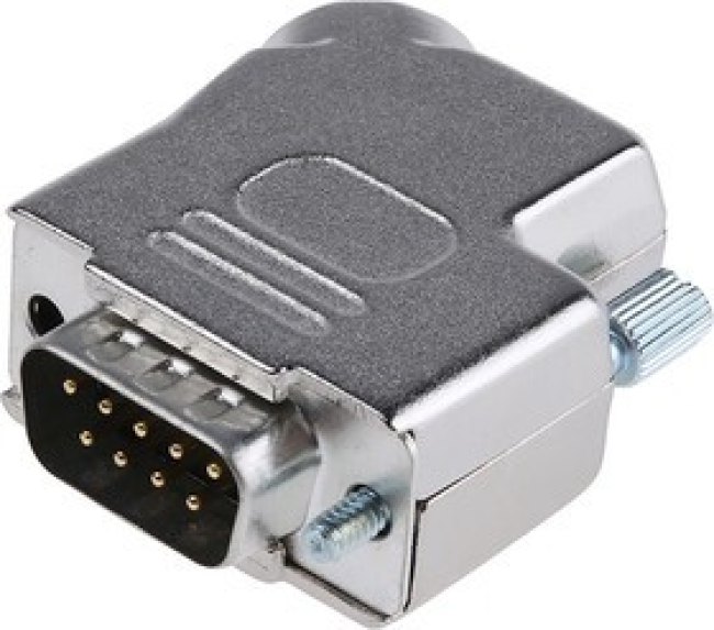 D45ZK9-DM9P-K, D45ZK 9 Way D-sub Connector D45ZK9-DM9P-K, D45ZK 9 Way D-sub Connector
