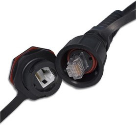 SS-39400-008, Modular Connectors / Ethernet Connectors Cat6a IP67 Shielded Plug Kit