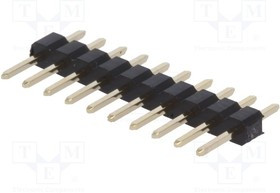 ZL303-10P, Штыревой штыревое "папа" PIN 10 прямой 2мм THT 1x10