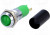 SWBU14728A, Индикат.лампа: LED, вогнутый, зеленый, 230ВAC, d14,2мм, IP67