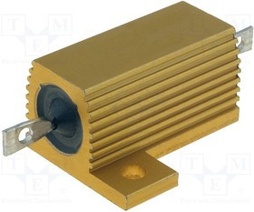 HS25 470R F, Wirewound Resistor 25W, 470Ohm, 1%