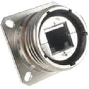 RJFTV2SA1N, Modular Connectors / Ethernet Connectors RJFTV SEALED PM REC RJ45 CODE A NICKEL