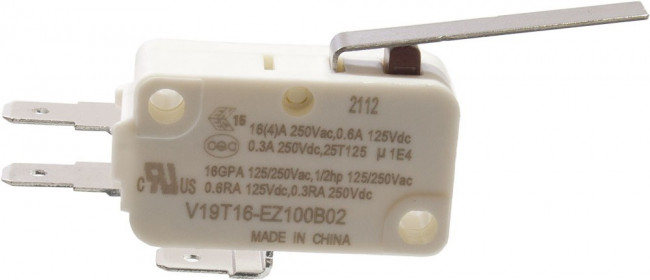 V19T16-EZ100B02, Микропереключатель SPDT 250В 16А