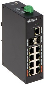 Коммутатор Dahua DH-PFS3211-8GT-120 8x1Гбит/с 2SFP 6PoE+ 120W неуправляемый