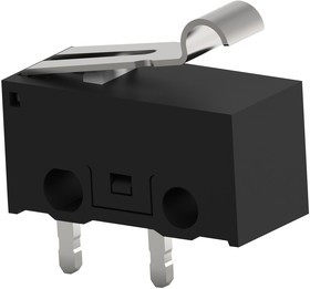 SAJ101XRHLN74SNOPTQ, Микропереключатель, Ультра Субминиатюрный, Изогнутый Рычаг, SPST-NO, Контакт PC, 100 мА, 30 В