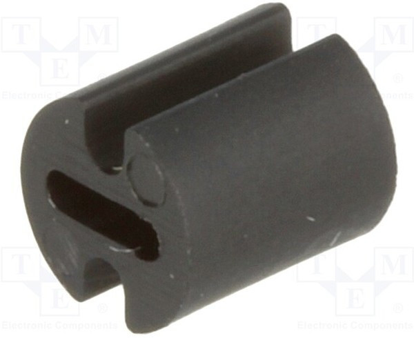 FIX-LEDH-5, Распорная втулка, D 4,5мм, Диам 3мм, для светодиодов, черный