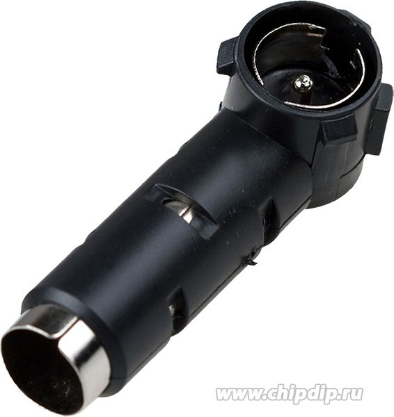 4-350, переход автоантенны шт "европа" - гн "азия" угловой пластик