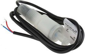 RSF104Y100JN/RS, RSF100 Series Vertical Polypropylene Float Switch, Float, 1m Cable, NO/NC, 240V ac Max, 120V dc Max