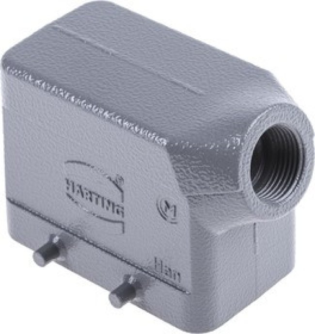 19300101520, Han B Heavy Duty Power Connector Hood, M20 Thread