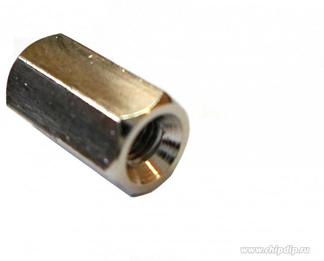 PCHSS-15, (L-KLS8-DBK-M3-E5.0-L15, L-KLS8-DBK-M3-E4.7-L15), Стойка латунная для печатной платы, шестигранная, М3, 15мм, отверстие-отверстие PCHSS-15, (L-KLS8-DBK-M3-E5.0-L15, L-KLS8-DBK-M3-E4.7-L15), Стойка латунная для печатной платы, шестигранная, М3, 15мм, отверстие-отверстие