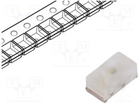 TLMO1100-GS15, LED; SMD; 0603; orange; 50?80mcd; 1.6x0.8x0.6mm; 80°; 1.8?2.4V; 20mA