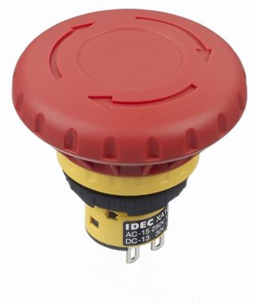 XA1E-BV4U02R, Переключатель выключатель безопасности 2 NC x2 16мм красный