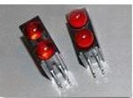 552-0933F, Yellow Right Angle PCB LED Indicator, 2 LEDs, Through Hole 1.9 V