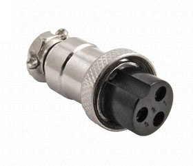 GX16M-3A, Разъем цилиндрический 3pin