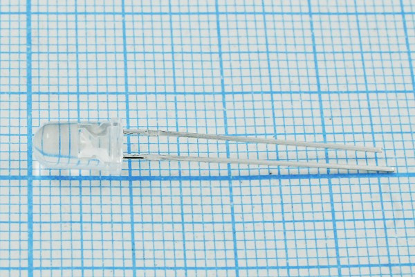 Излучающий диод ИК диапазона 5x9мм,прозрачная линза 25град/50мВт; №14642 СД-ИК 5 x 9\\ 50мВт\ 25\пр\SIR-522F4CAF\