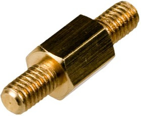 PCHNN-6, Стойка для печатных плат шестигр., латунь, М3, 6мм