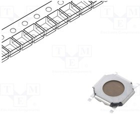 SKQGAEE010, 5.2mm 0.8mm Round Button 50mA Brick nogging 5.2mm SPST 12V SMD Tactile Switches ROHS