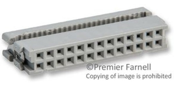 3399-6000, Headers &amp; Wire Housings 26P IDC SOCKET W/O STRAIN RELIEF