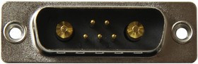 681M7W2103L011, Комбинированный разъем D Sub, Power-D 681M Series, DA-7W2, Штекер, 7 контакт(-ов)