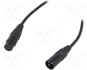 FC619102, Audio Cable, XLR 3-Pin Plug - XLR 3-Pin Socket, 2m