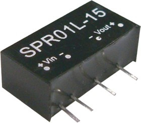 SPR01L-05, DC/DC преобразователь, 1Вт, вход 4.5-5.5В, выход 5В/200мA