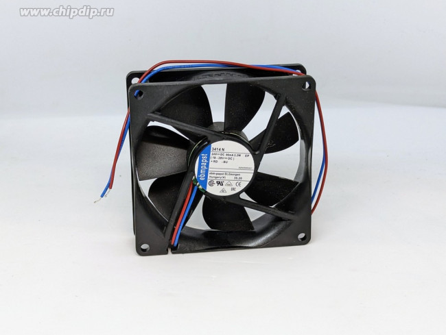 Вентилятор Ebmpapst 3414N DC 24V 95mA 2,3W 90x25 2pin