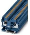 3211819, PT 6 BU Series Blue Component Terminal Block, 10mm², Push In Termination, ATEX, IECEx 3211819, PT 6 BU Series Blue Component Terminal Block, 10mm², Push In Termination, ATEX, IECEx