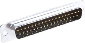 121073-2293 D, ORIGINAL D 37 Way Panel Mount D-sub Connector Plug 121073-2293 D, ORIGINAL D 37 Way Panel Mount D-sub Connector Plug
