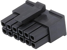 43025-1210, Headers & Wire Housings MicroFit DR Rcpt 12Ckt GW 43025-1210, Headers & Wire Housings MicroFit DR Rcpt 12Ckt GW