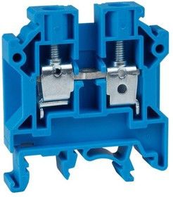 Клемма проходная винтовая OptiClip CTS-6-I-BU-41A-(0.5-6) син. КЭАЗ 289776