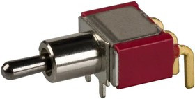 100SP1T2B4M6RE, Toggle Switches SPDT ON-ON PC MNT