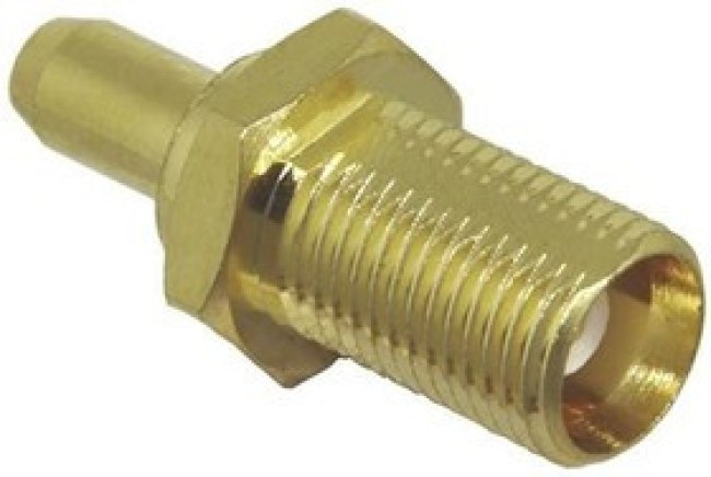 CONMCX005-R178, RF Connectors / Coaxial Connectors MCX Fml Bulkhd Rear Mnt Crimp, RG-178 CONMCX005-R178, RF Connectors / Coaxial Connectors MCX Fml Bulkhd Rear Mnt Crimp, RG-178