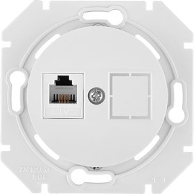 Механизм телефонной розетки 1-местная, скрытая установка, серия ПРОВАНС, ТР4-6301 шампань