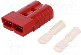 6322G5, Вилка, провод-провод, SB350, "папа" / "мама", PIN: 2, на провод