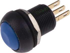 IMR7Z4B2UL, Apem Push Button Switch, Momentary, Panel Mount, 13.6mm Cutout, SPDT, 28V dc, IP67 IMR7Z4B2UL, Apem Push Button Switch, Momentary, Panel Mount, 13.6mm Cutout, SPDT, 28V dc, IP67