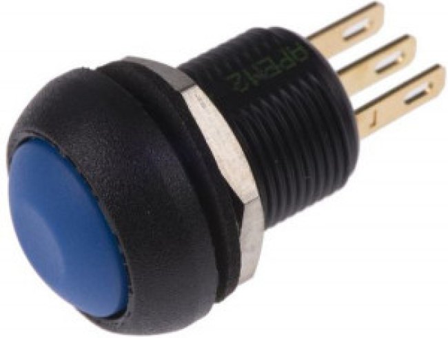 IMR7Z4B2UL, Apem Push Button Switch, Momentary, Panel Mount, 13.6mm Cutout, SPDT, 28V dc, IP67