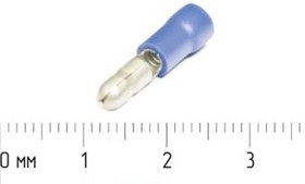 Наконечник кабельный штекер"I" 4,0, обжимной, синий, TBB-1; №773 клемма нак/каб штек "I" 4,0\\ \обж\син\ TBB-1