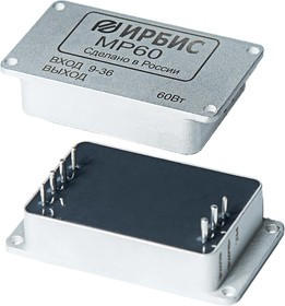 МР60-3.3/12, DC/DC преобразователь, 60Вт, вход 9-36В, выход 3.3В/12A МР60-3.3/12, DC/DC преобразователь, 60Вт, вход 9-36В, выход 3.3В/12A
