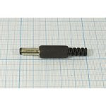 Разъем питания DC вилка , 5.5d2.5x12, 2C, на кабель, пластик хвост