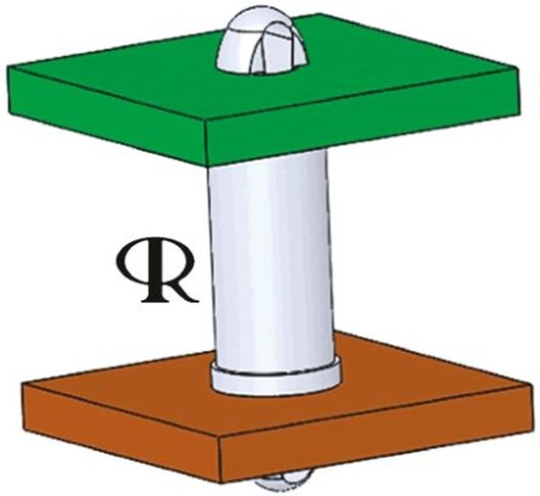DLCBST-7-01, DLCBST-7-01, 11.1mm High Nylon PCB Support Pillar for 2.54mm PCB Hole, 4mm Base