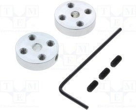 POLOLU-1997, Крепление колеса, Ось: гладкая, Кол-во шт: 2, Диам.вала: 4мм POLOLU-1997, Крепление колеса, Ось: гладкая, Кол-во шт: 2, Диам.вала: 4мм