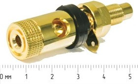 Клемма приборная 4,0&amp;7, разъем&amp;кабель, черная, 14x47, металл, Au, 1-675G; №9356 B клемма приб 4,0&amp;7\раз&amp;каб\чер\ 14x47\мет\Au\1-675G