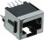 100616-2, Модульный разъем, Cat3, Модульный, Гнездо, 8 контакт(-ов), 8 вывод(-ов), 1 порт(-ов)