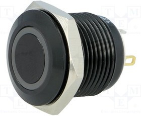 V16-10R-12B-A, Переключатель: антивандальный, Пол: 2, SPST-NO, 2A/36ВDC, IP65