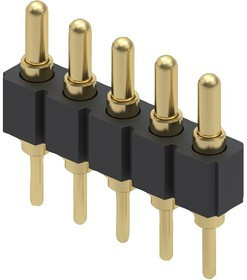 825-22-005-10-001101, CONNECTOR, HEADER, 5POS, 1ROW, 2.54MM