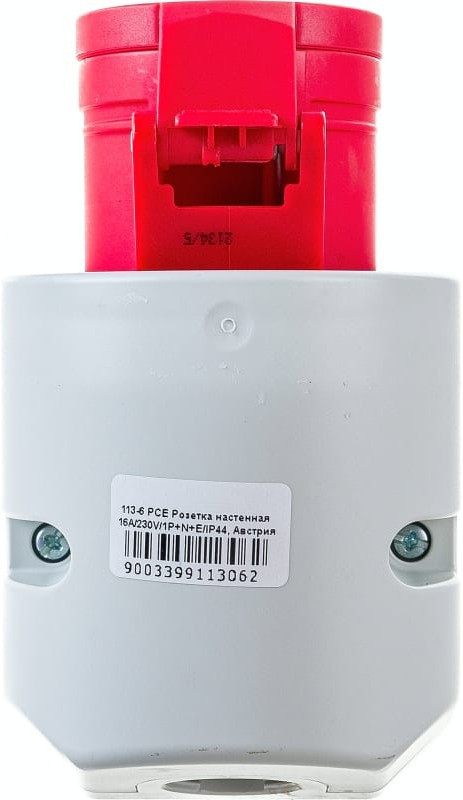 114-6, Разъем: питания AC, трехфазный; гнездо; "мама"; 16А; 400ВAC